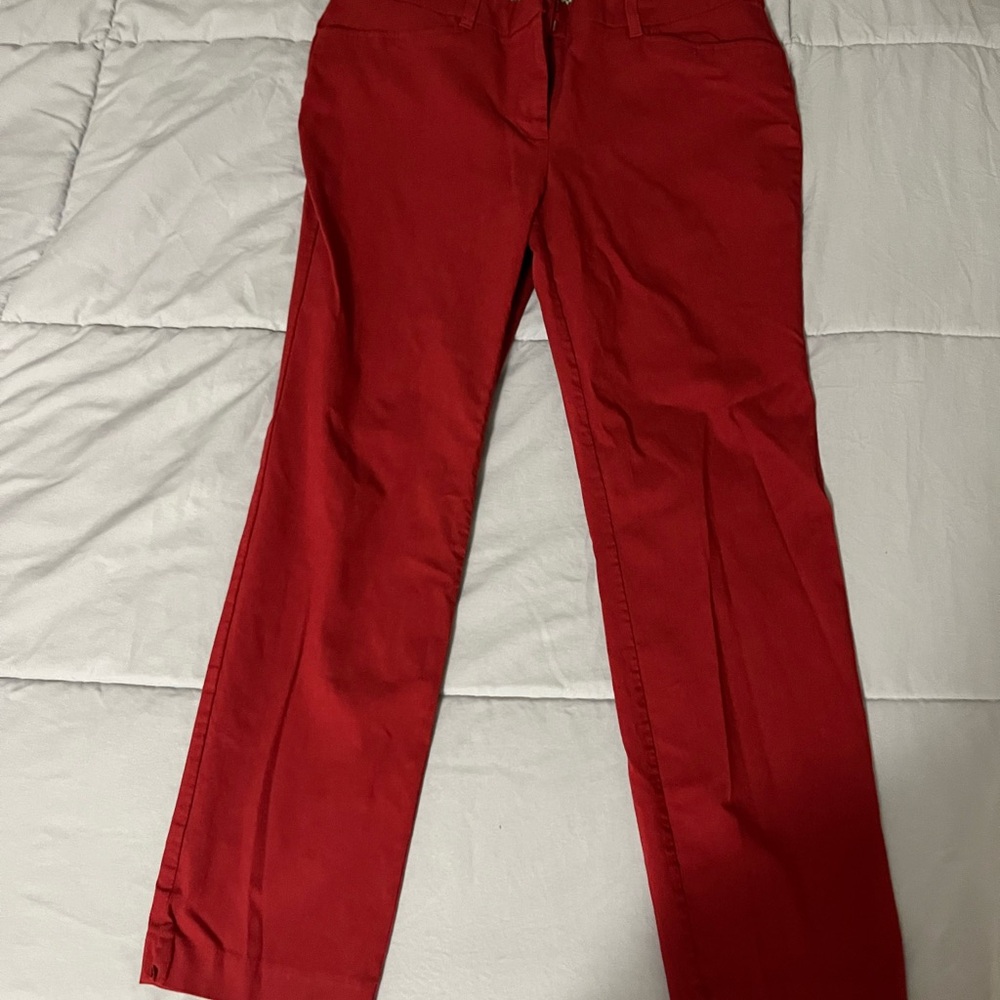 Rafaella Vibrant Red Trousers